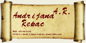 Andrijana Repac vizit kartica